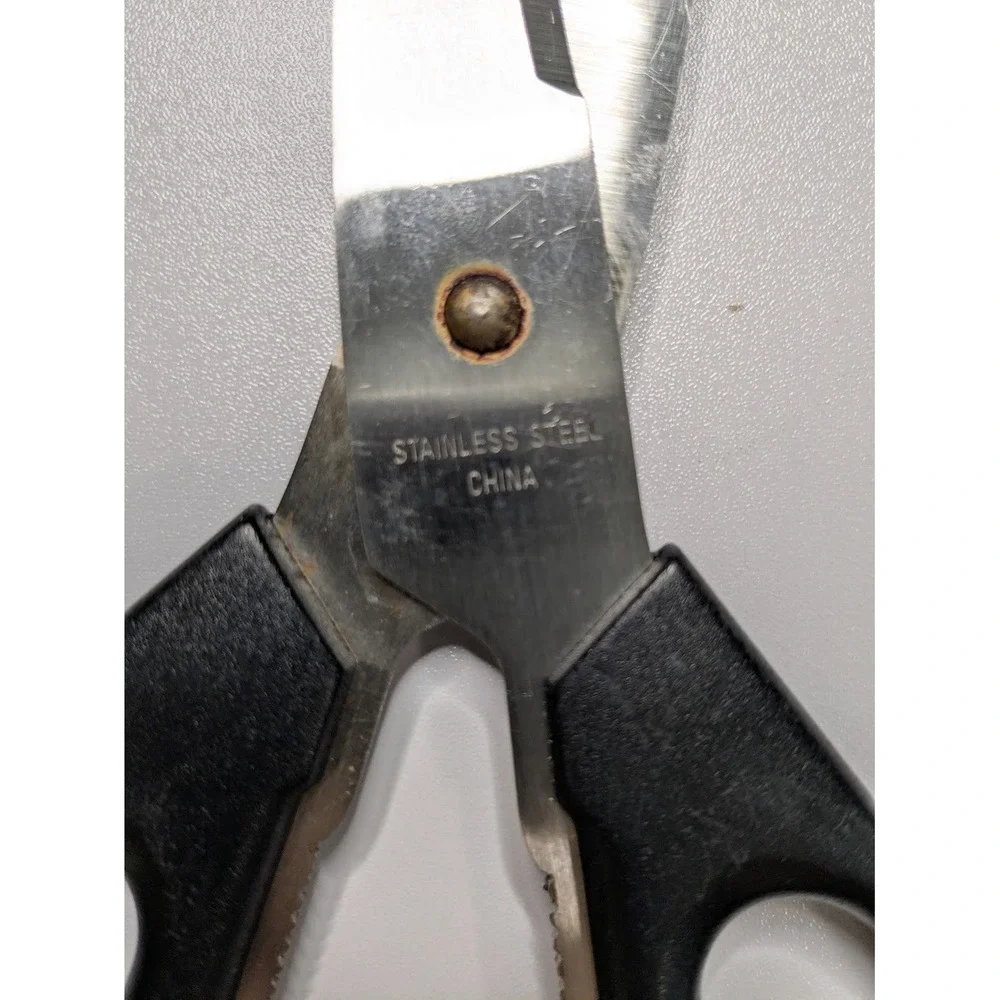 Kitchen Shears Tradesman OS Black Multi-Tool Stainless Steel Cutting Tools